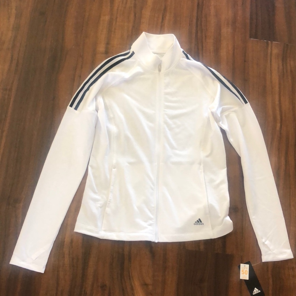 New ADIDAS Women's French Terry Full Zip Jacket